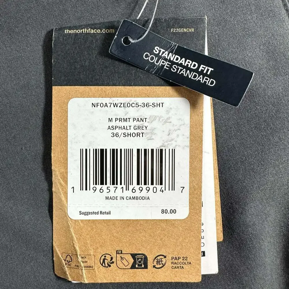The North Face Men's Paramount Pants - Asphalt Grey - 36x30 Hiking